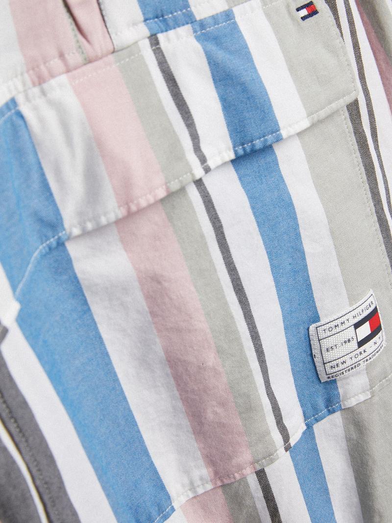 Fiú Tommy Hilfiger Csuklyás Popover Ingek Színes | HU 2163OKI